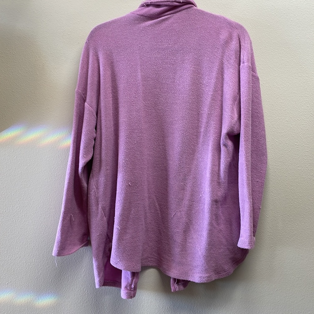 Pink button down sweater - Picture 2 of 2